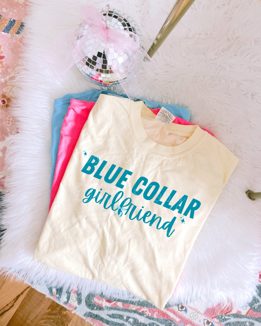 Blue Collar Girlfriend DTF Graphics