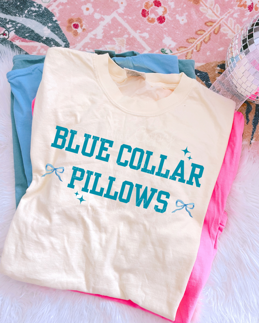 Blue Collar Pillows DTF Graphics