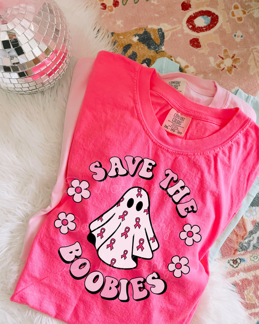 Save The Boobies DTF Graphics