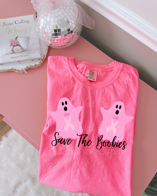 Save The Boobies DTF Graphics