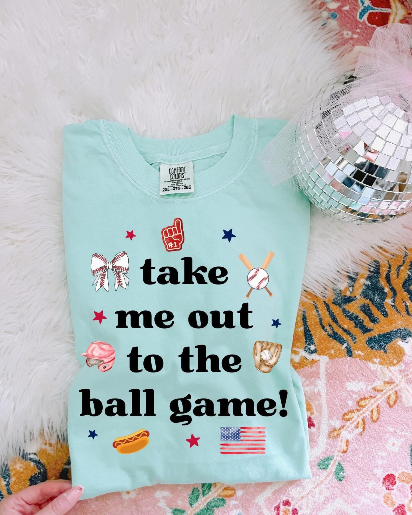Take Me Out To The Ball Game DTF Graphics