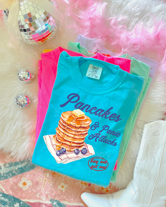 Pancakes & Anxiety Attacks DTF Graphics