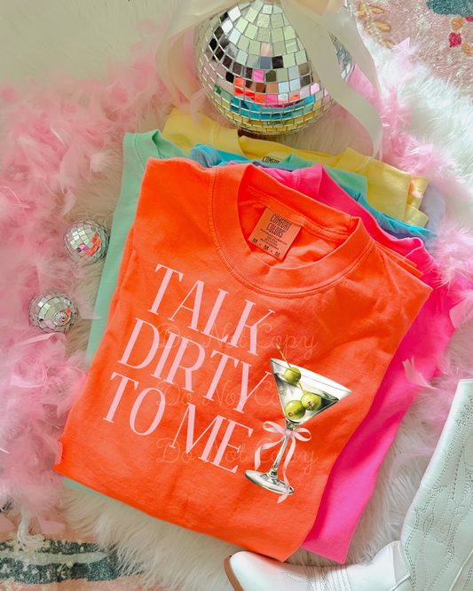 Talk Dirty To Me DTF Graphics