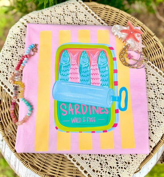 Sardines Wild & Free DTF Graphics