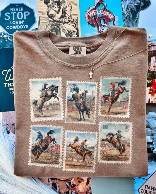 Western Stamps DTF Graphics