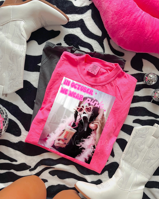 In October We Wear Pink DTF Graphics