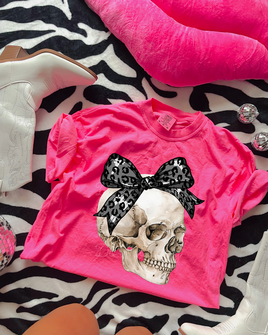 Skull Coquette DTF Graphics