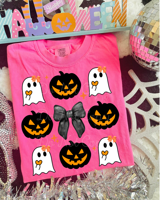 Ghost Pumpkin Coquette DTF Graphics
