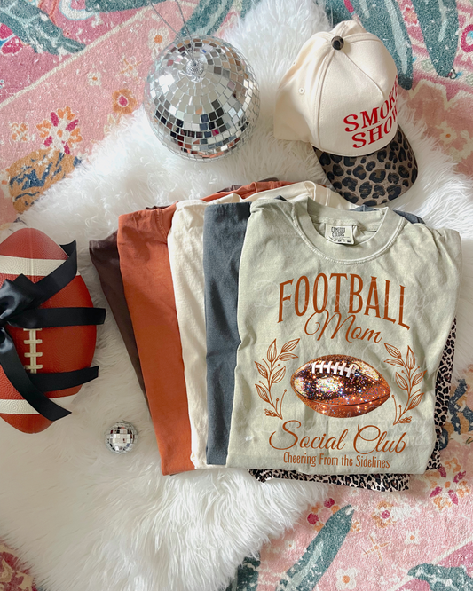 Football Mom Social Club DTF Graphics