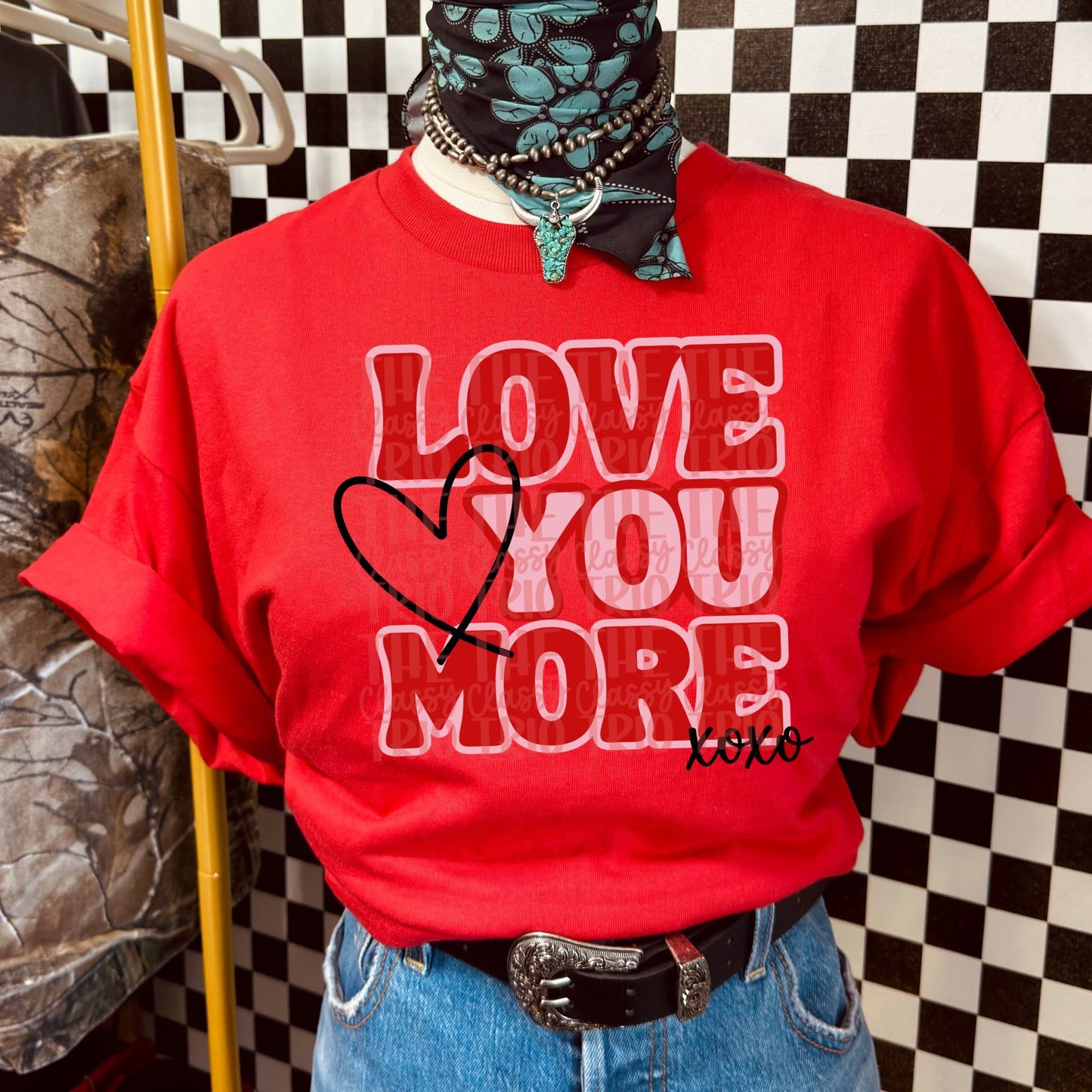 Love You More DTF Graphics
