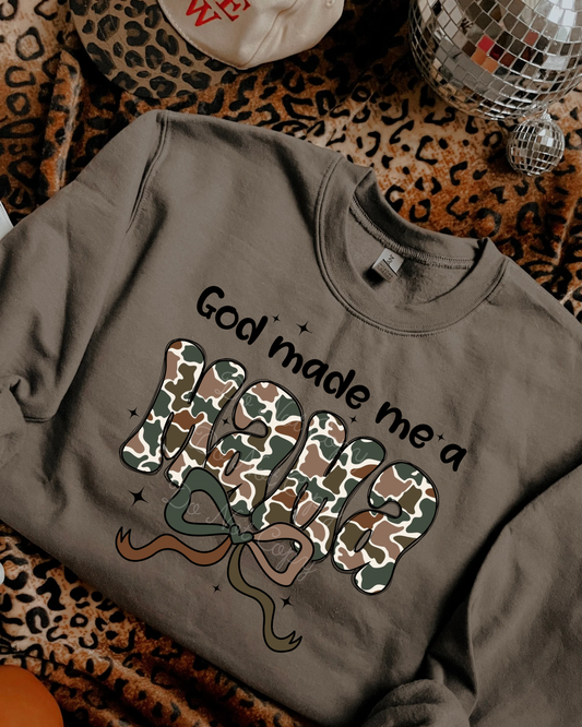 God Made Me A Mama Camo DTF Graphics