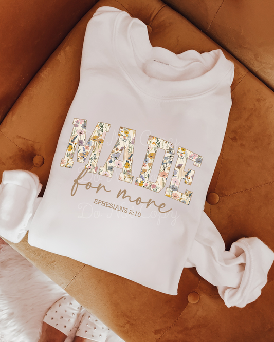 Made For More DTF Graphics
