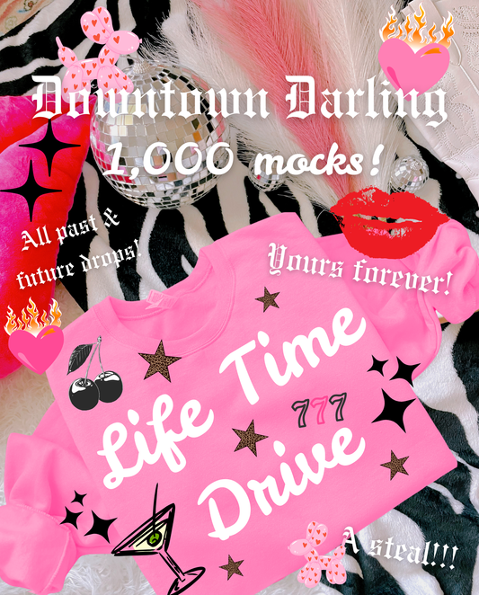 Life-Time Blank Tee Shirt Mock-Up Drive *NON-REFUNDABLE*
