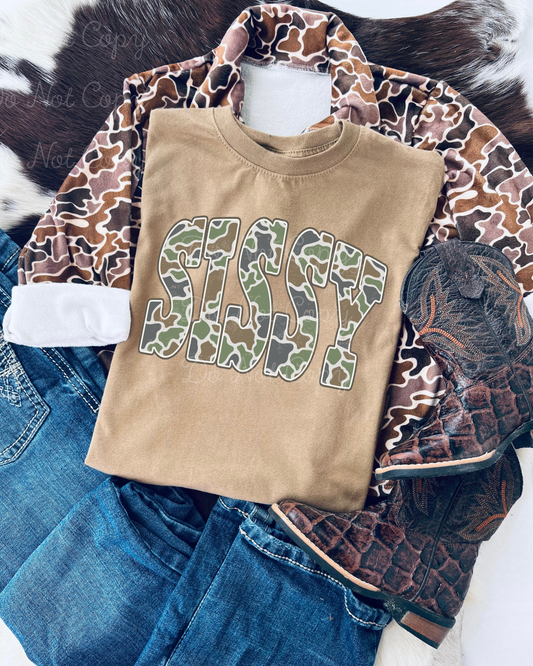 Camo Sissy Toddler DTF Graphics