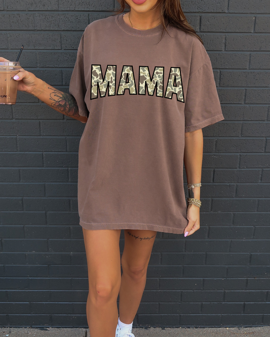 Camo Mama DTF Graphics