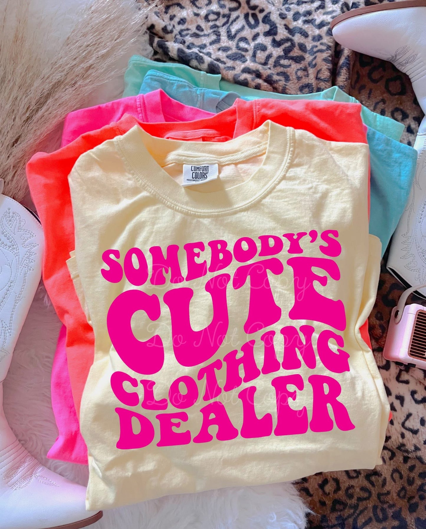 Somebody's Cute Clothing Dealer DTF Graphics