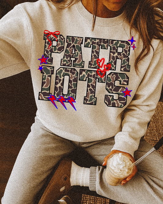 Patriots Mascot Camo PNG