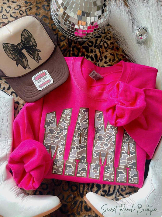 Camo Mama DTF Graphics
