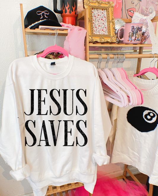 Jesus Saves DTF Graphics