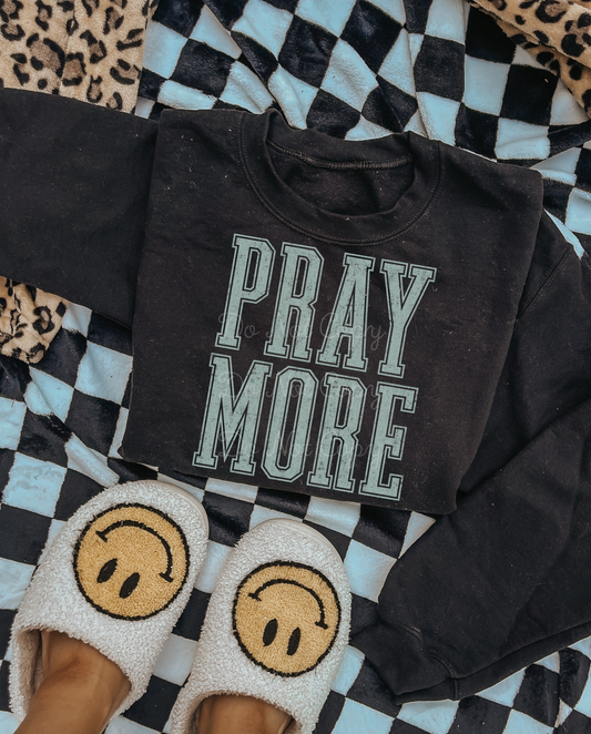 Pray More DTF Graphics