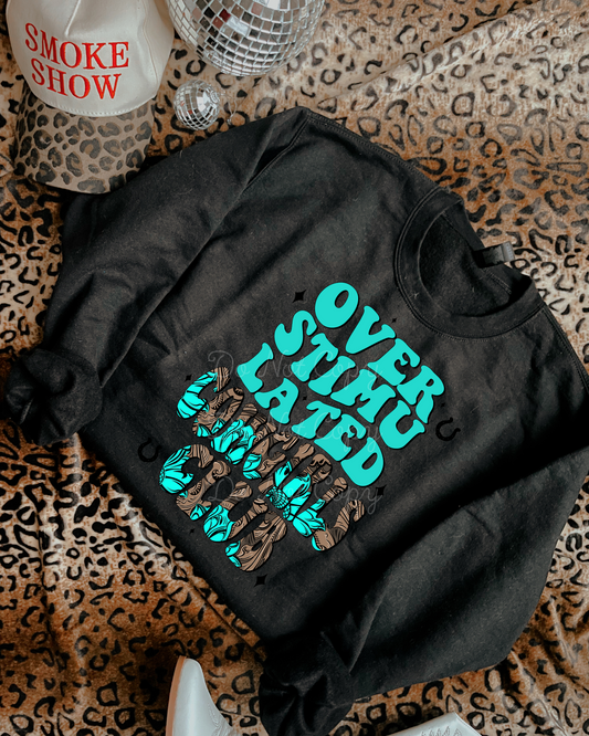 Overstimulated Cowgirls Club DTF Graphics