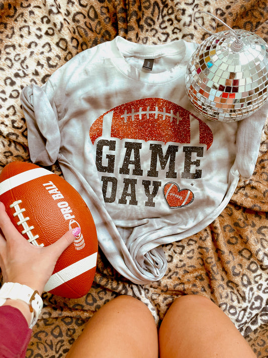 Game Day Charcoal Gildan Tie Dye DTF Graphics