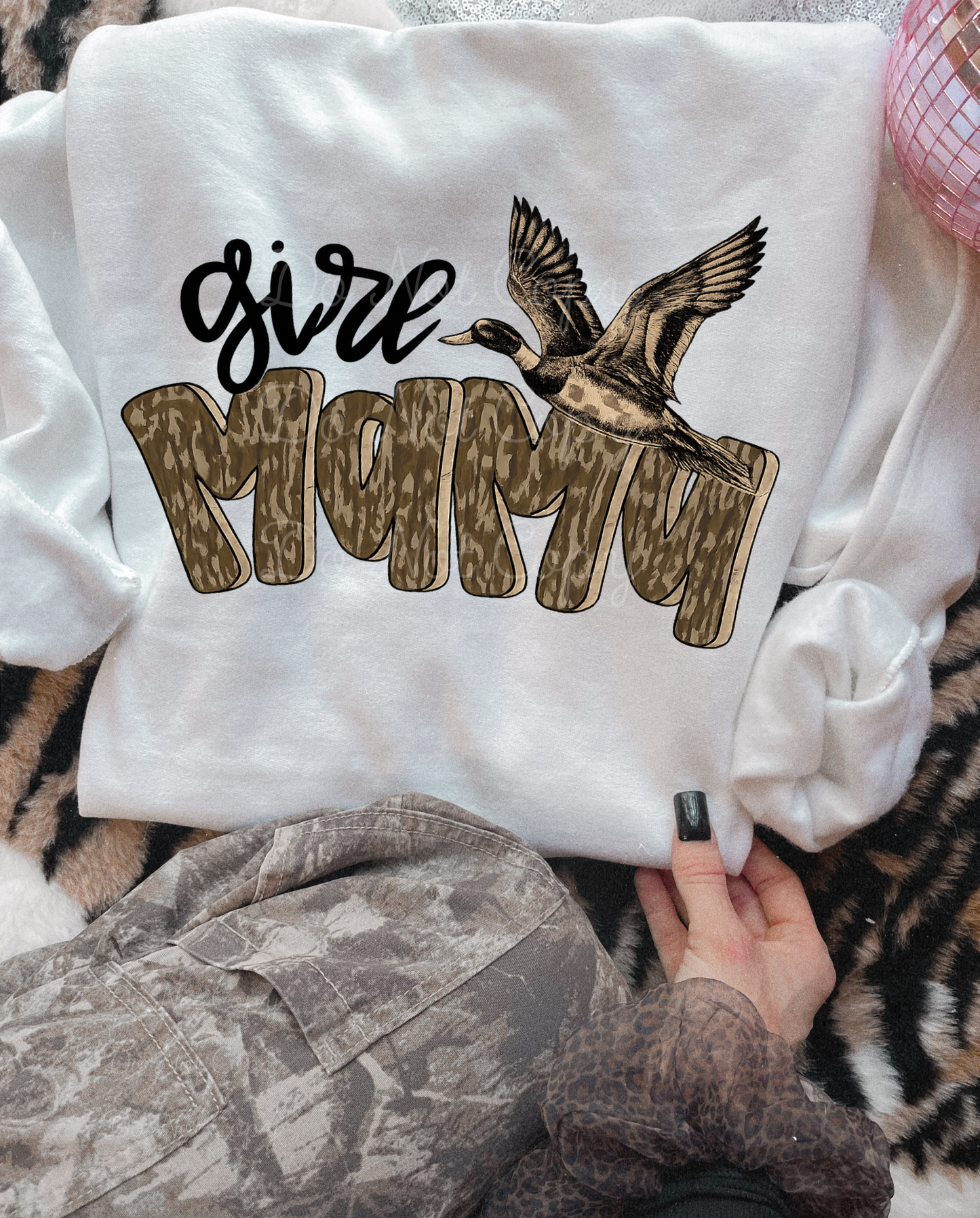 Girl Mama Camo DTF Graphics