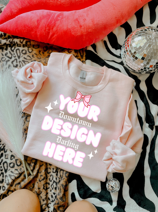 Light Pink Gildan Mock-Up