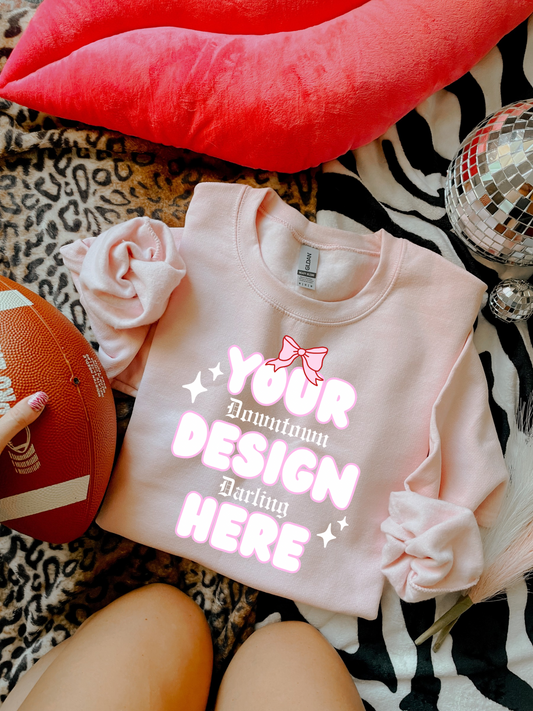 Light Pink Gildan Mock-Up