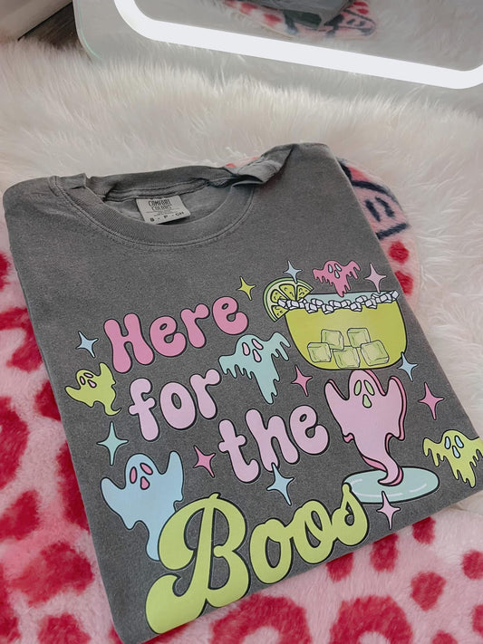 Here For The Boos DTF Graphics