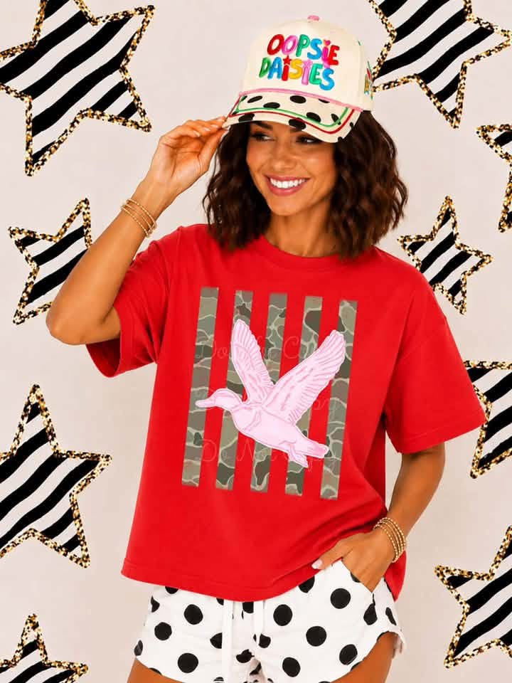 Duck Camo Stripes DTF Graphics