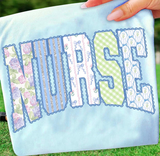 Pastel Nurse DTF Graphics