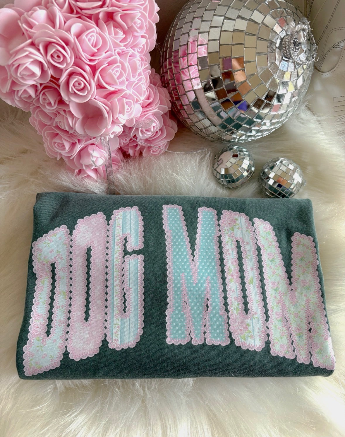 Pastel Dog Mom DTF Graphics