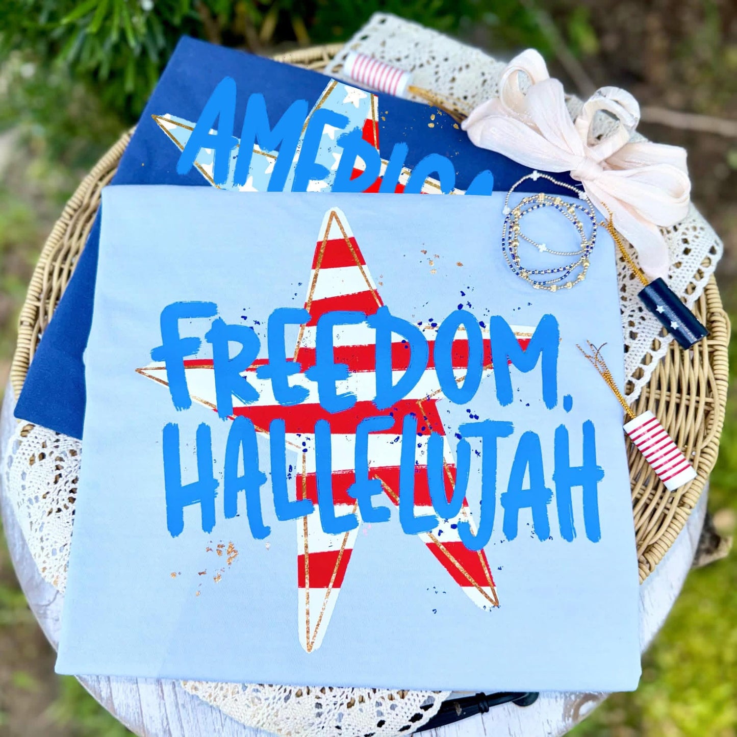 Freedom, Hallelujah  DTF Graphics