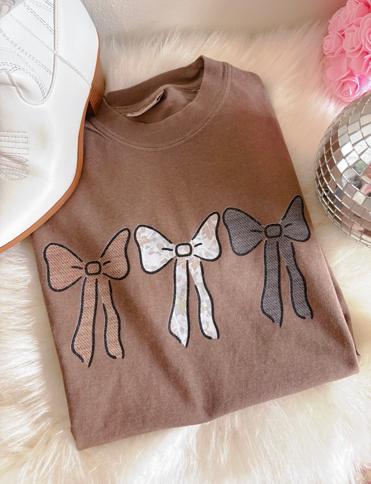 Camo Bow Trio DTF Graphics