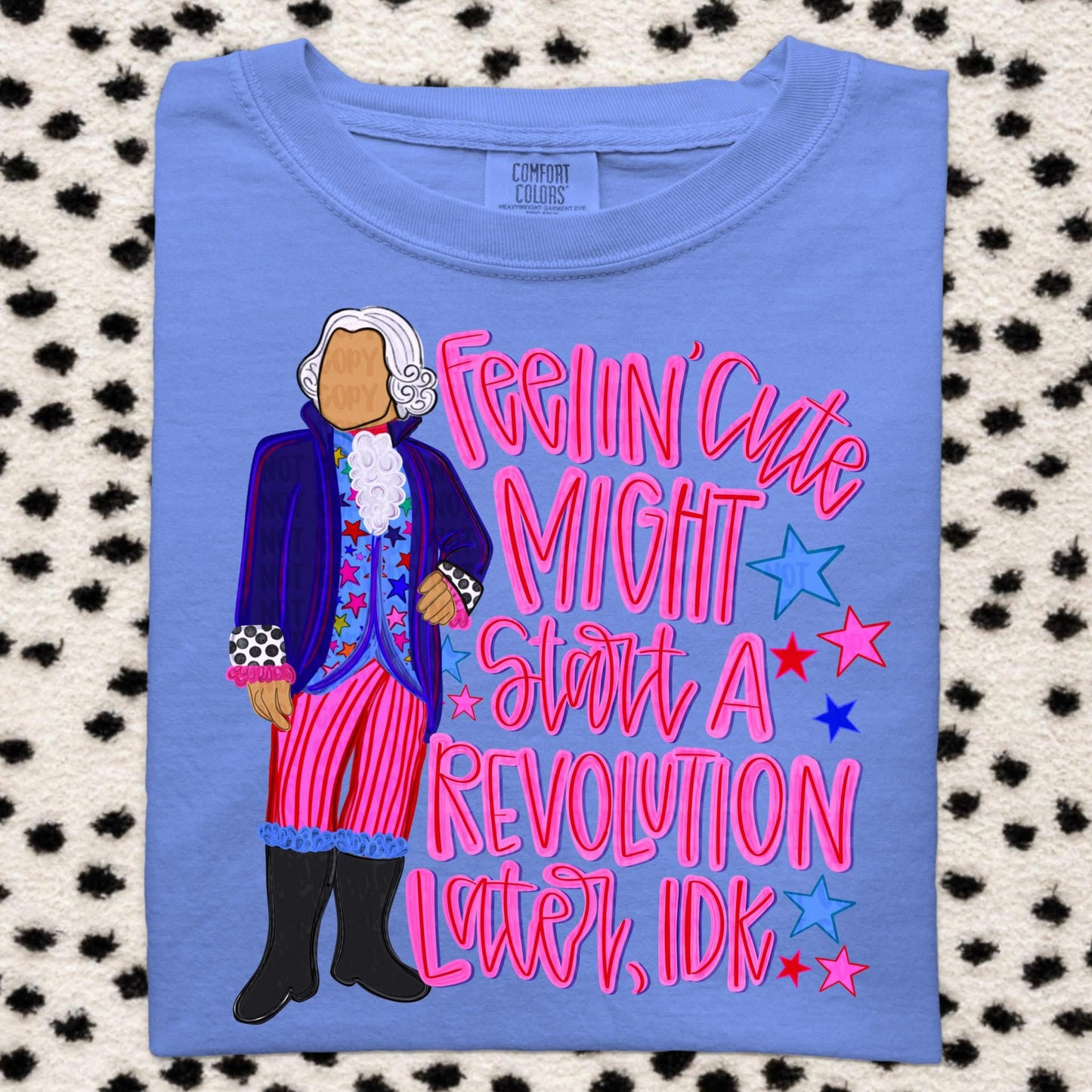 Feelin' Cute Might Start A Revolution Later DTF Graphics