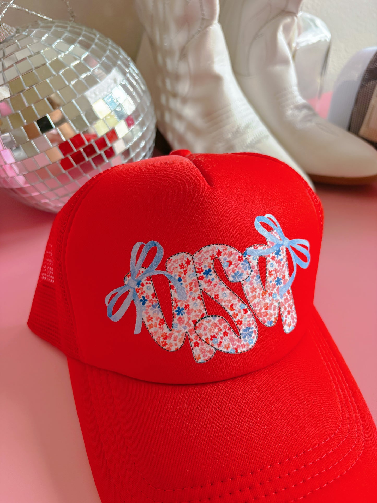 USA DTF Red Hat (TAT 15 BIZ DAYS)