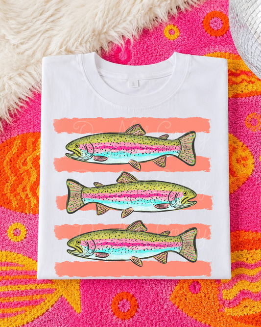Fish Stripes DTF Graphics
