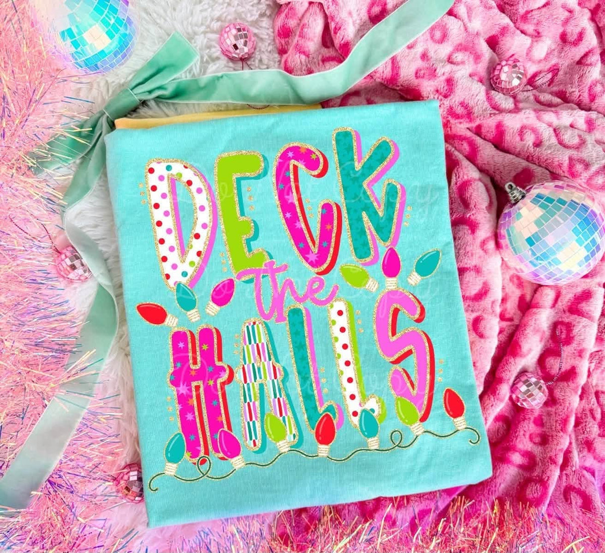 Deck The Halls DTF Graphics