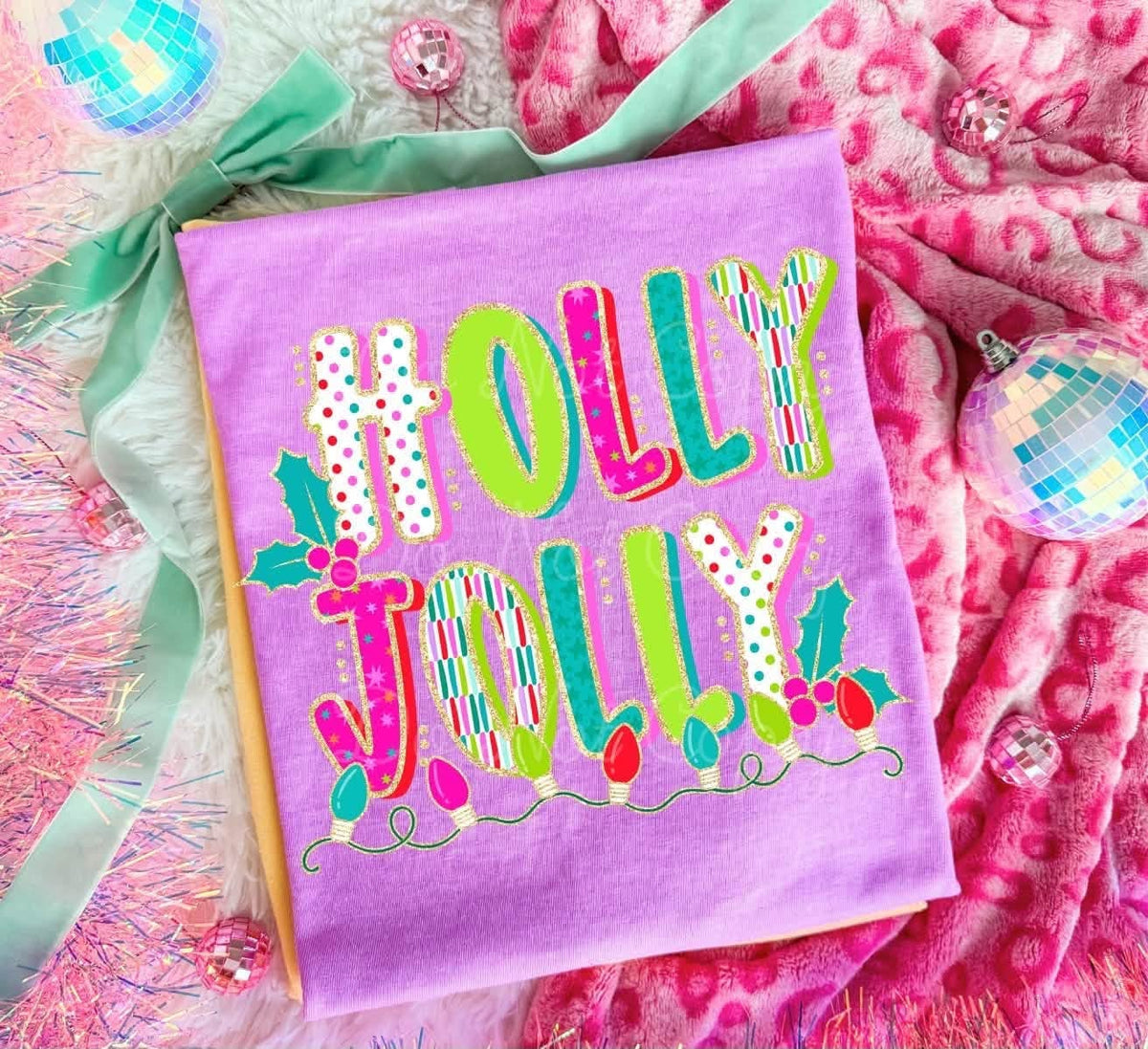 Holly Jolly DTF Graphics