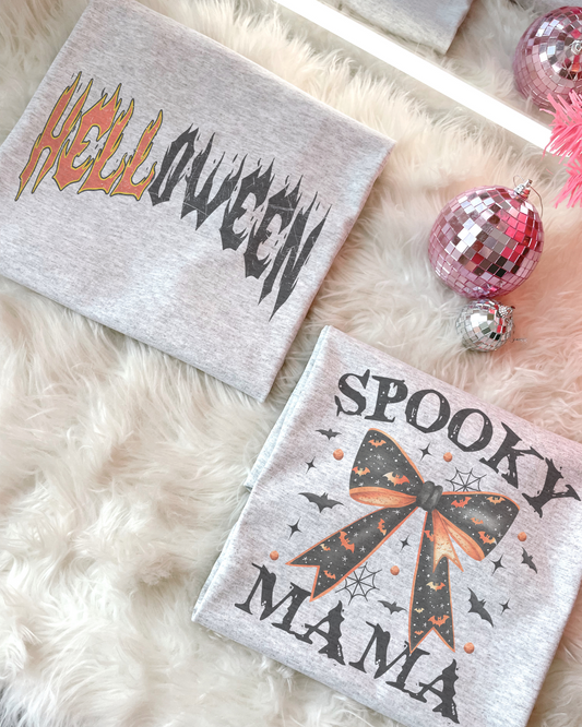Halloween Graphics ON ASH GRAY
