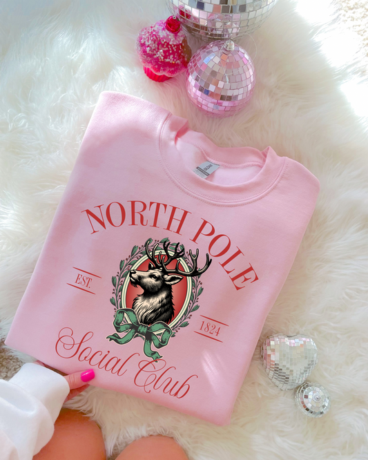 North Pole Social Club DTF Graphics