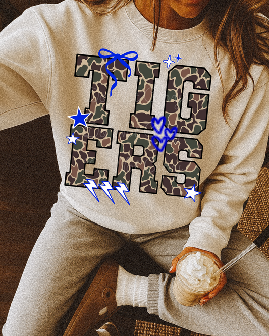 Tigers Mascot Camo PNG