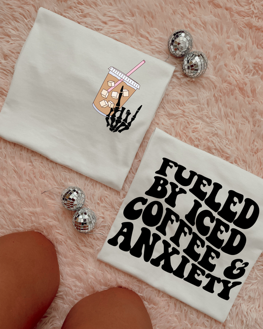 Fueled By Iced Coffee (front & back) Graphics